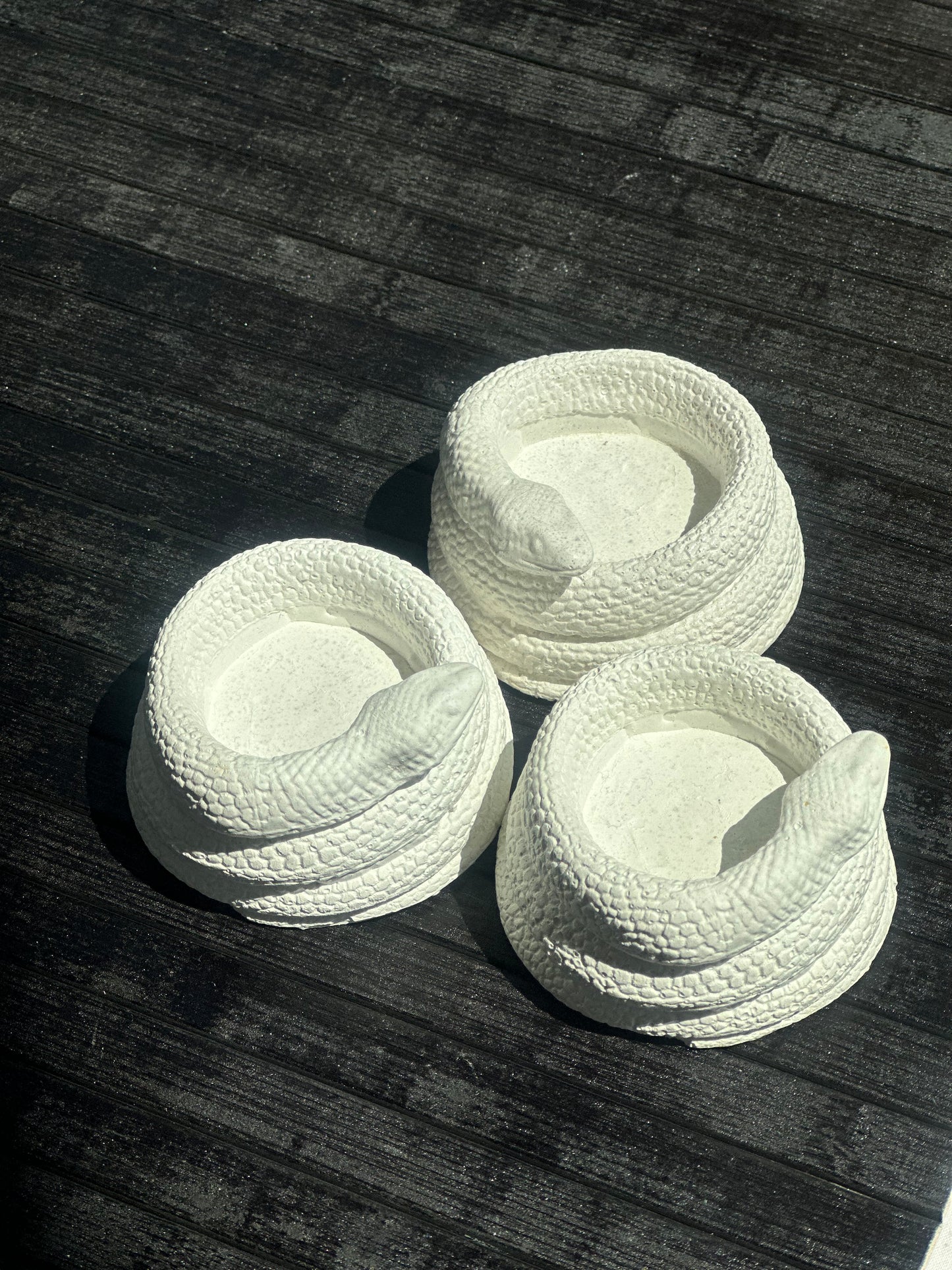 Snake Swirl Tealight Holder