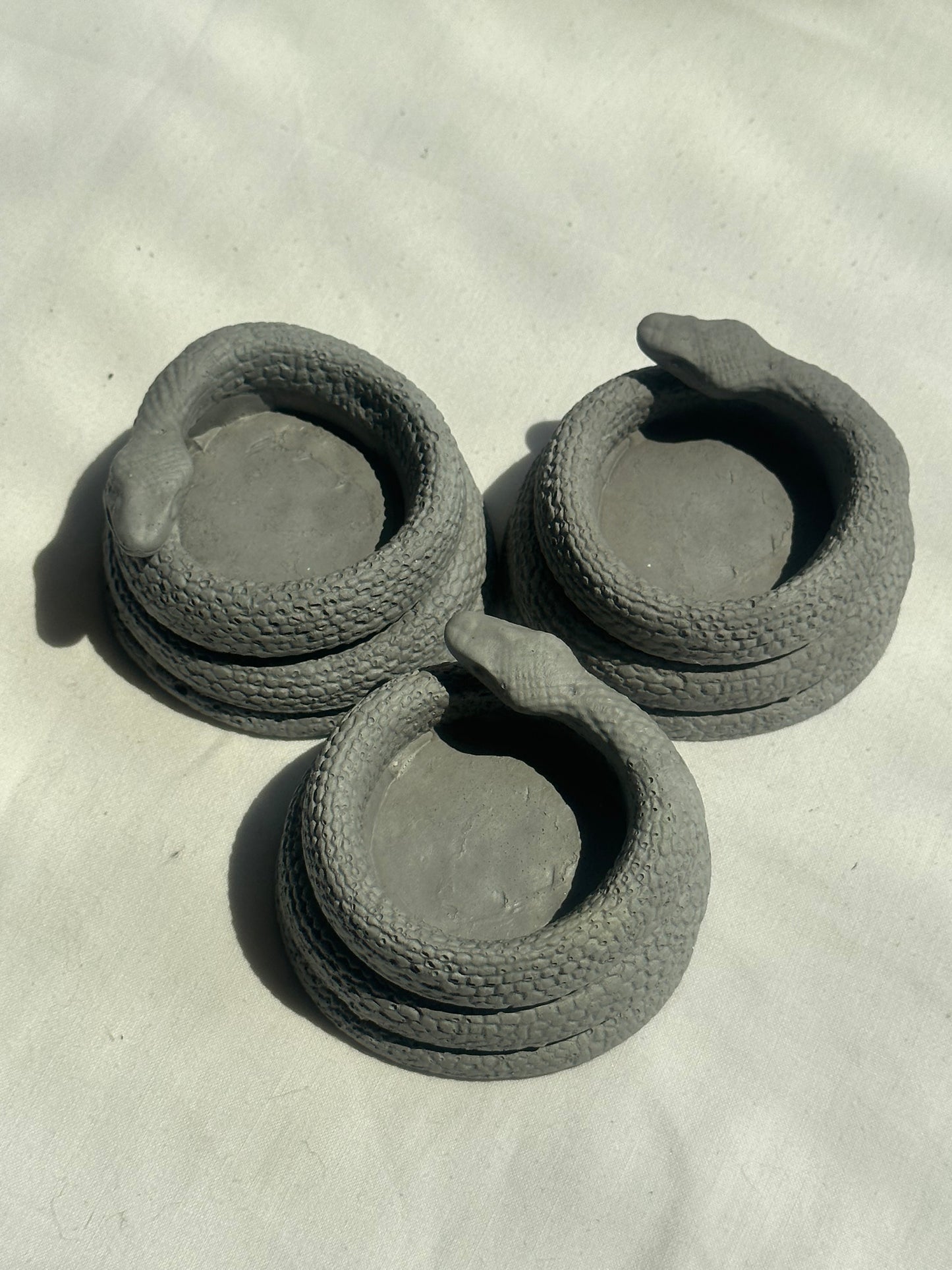 Snake Swirl Tealight Holder