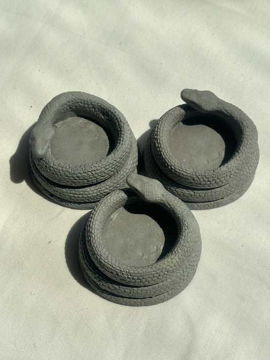 Snake Swirl Tealight Holder