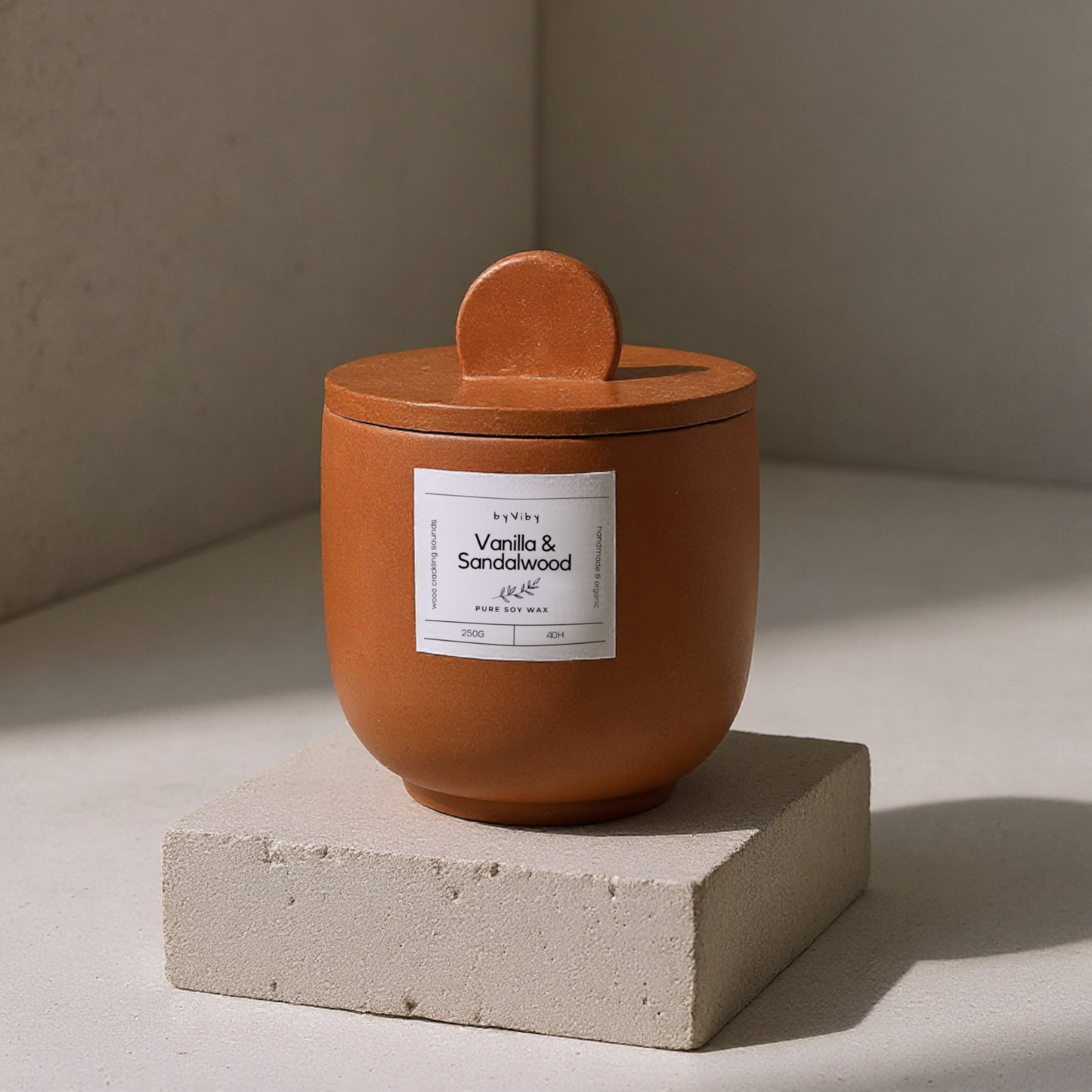 Vanilla & Sandalwood - Scented Candle