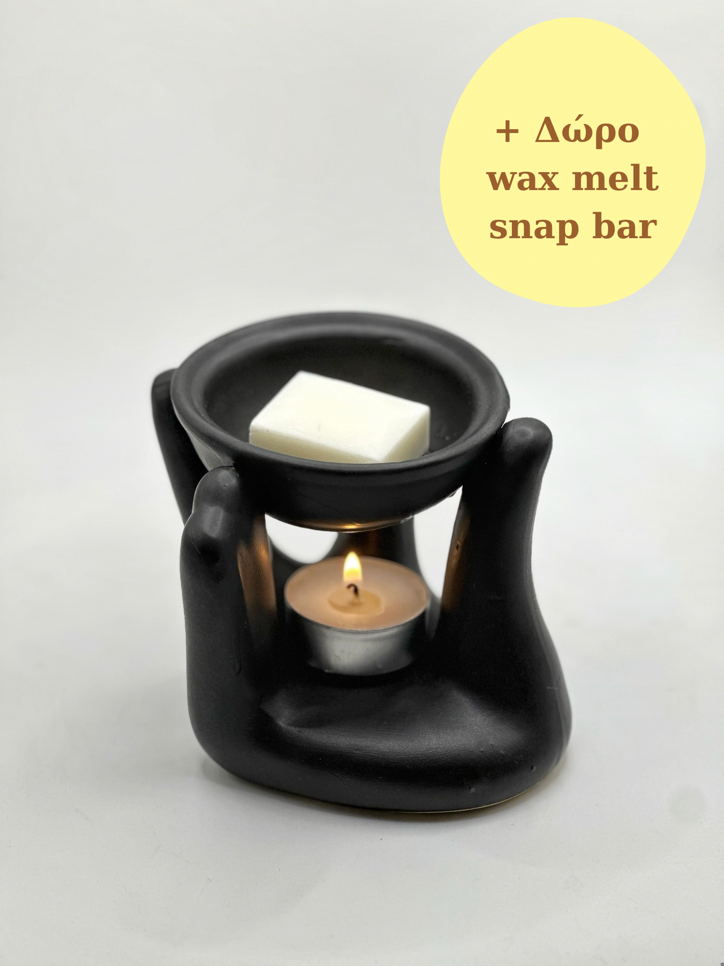 Talking Hands Black - Wax Melter + Δώρο Wax Melt Snap Bar