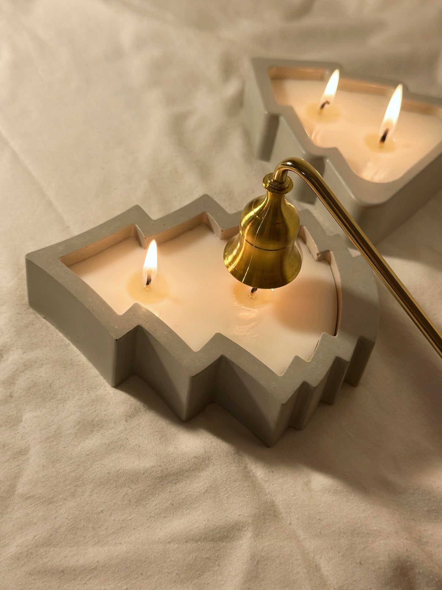 Minimal Christmas Duo - Scented Candles Set