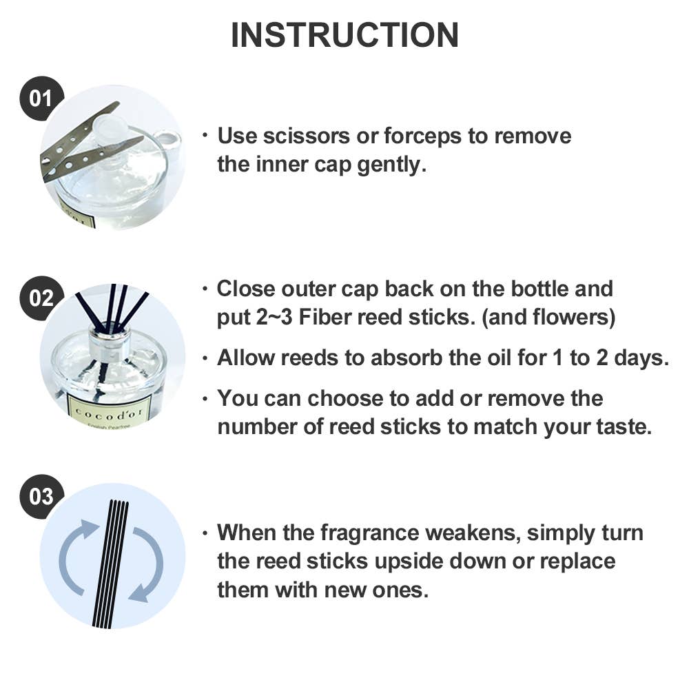 Cocodor Reed Diffuser - Pure Cotton 120ml